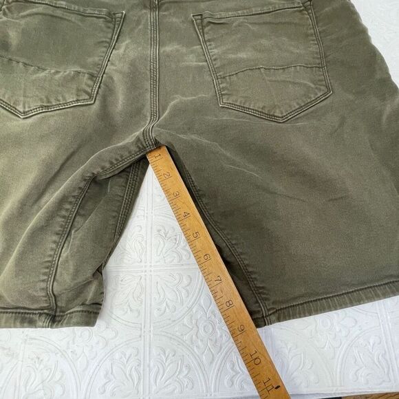 Du/er Gray Stretch Flat Front N2X Relaxed Fit Taper Stretch Chino Shorts Size 38 - Picture 8 of 10